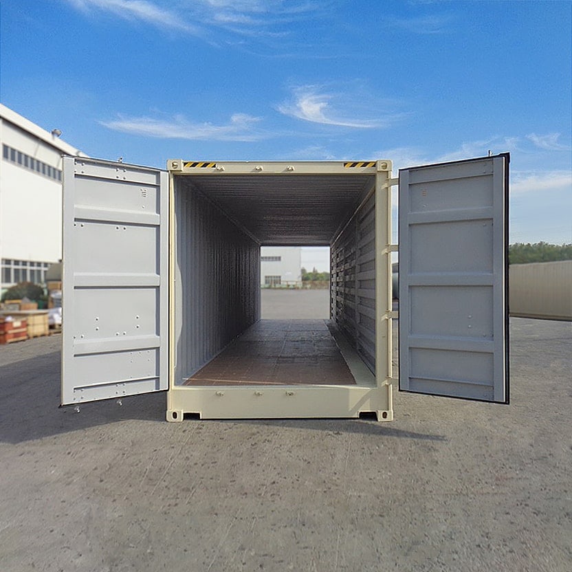 40&rsquo;HC New (1-trip) &ldquo;Openside&rdquo; Shipping Container - Container Services Pty Ltd