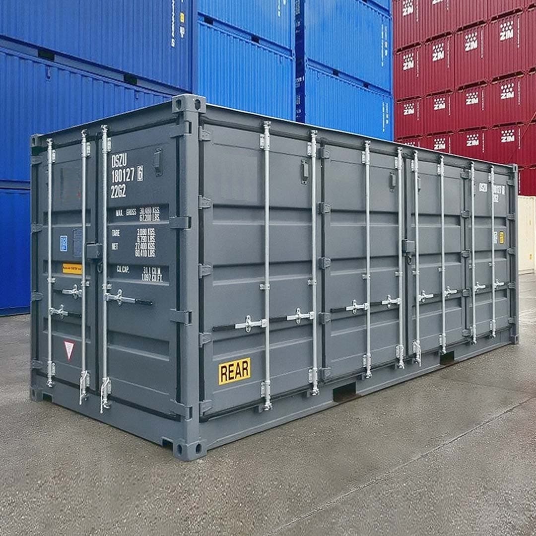 20&rsquo; New (1-trip) &ldquo;Openside&rdquo; Shipping Container - Container Services Pty Ltd