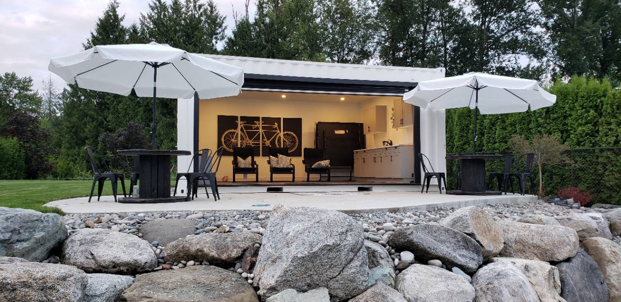 Poolside Bar Oasis in Fort Langley - Container Services Pty Ltd