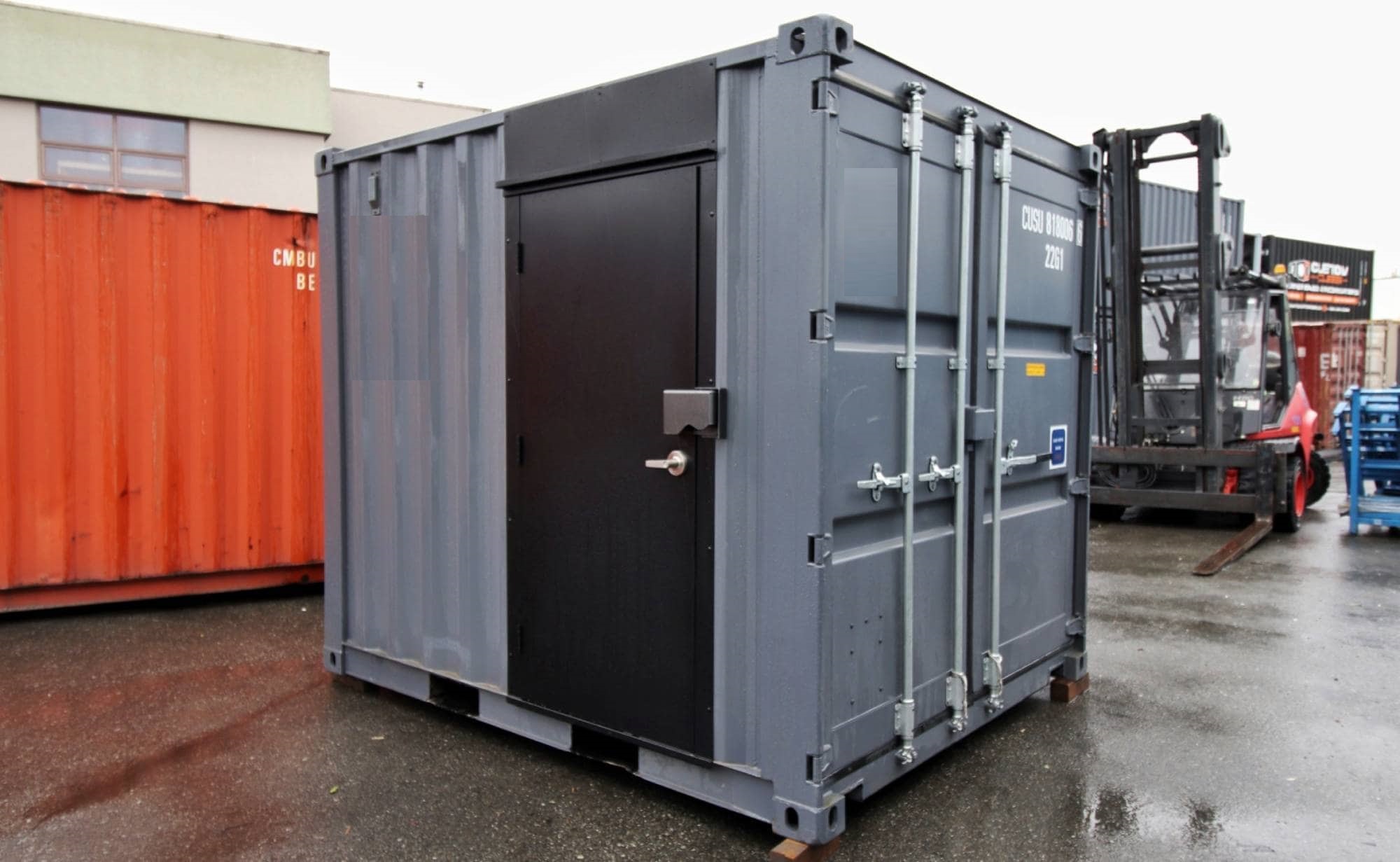 10&rsquo; Office CUBE &ndash; Wood Finished - Container Services Pty Ltd