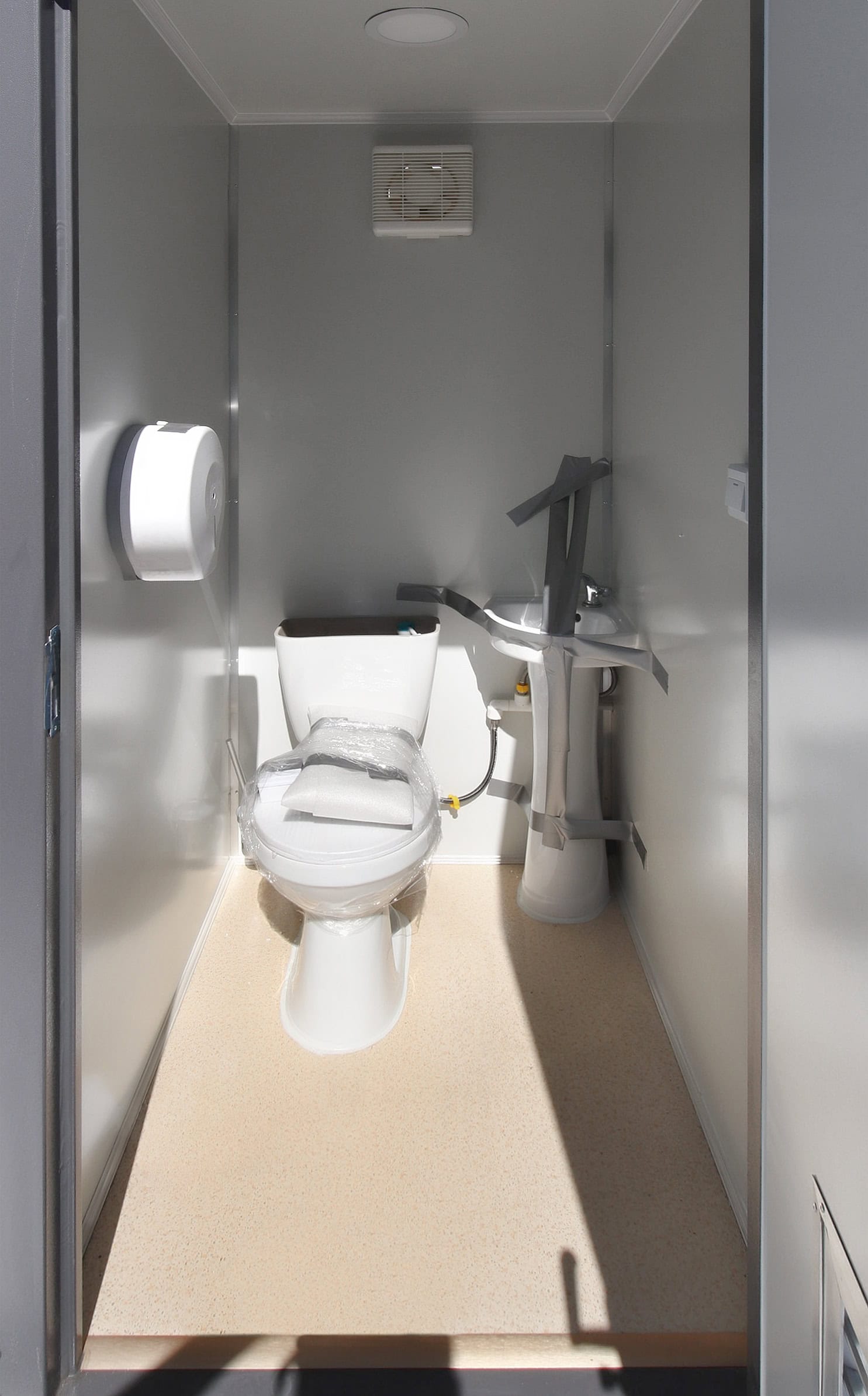 M&B | Double Stall Portable Washroom - Container Services Pty Ltd