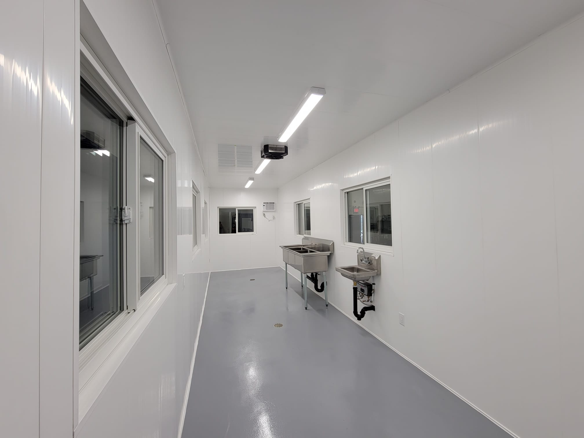 Food Processing Unit With Walk in Cooler - Container Services Pty Ltd