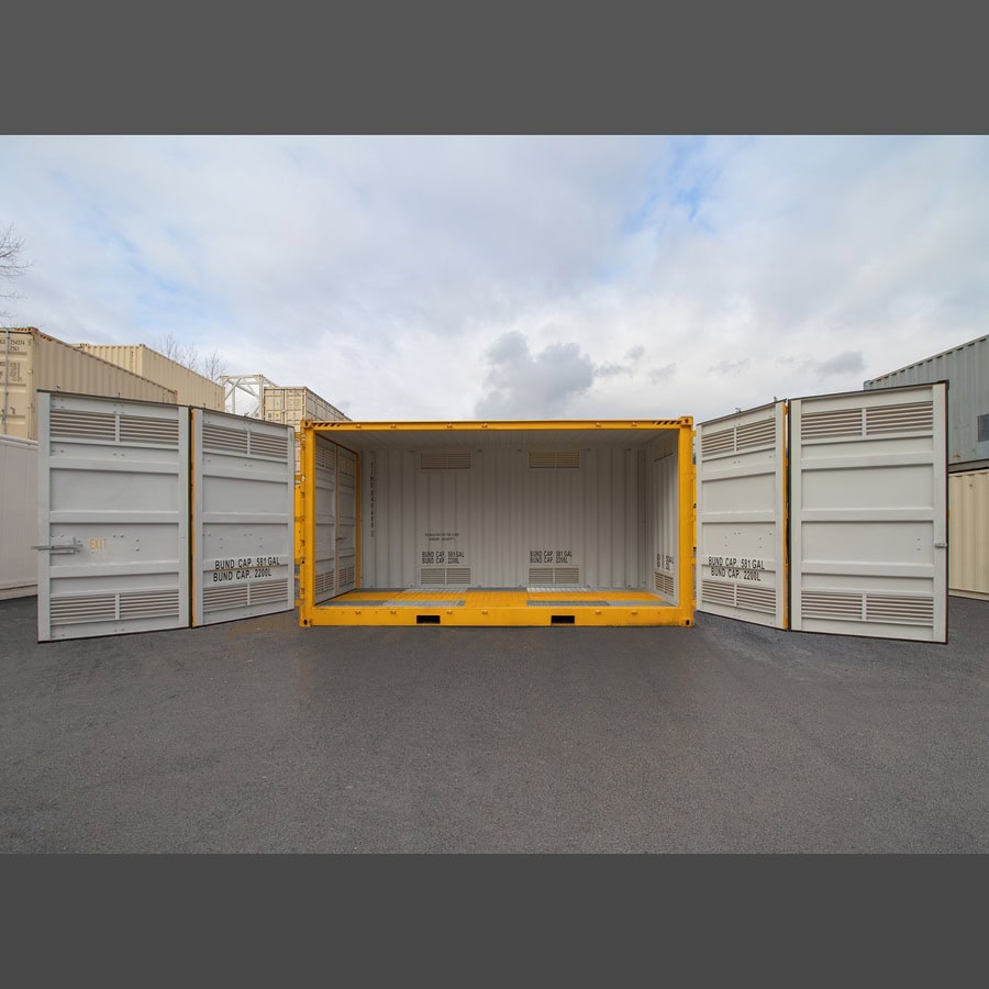 20&rsquo;HC Openside Containment Cube - Container Services Pty Ltd