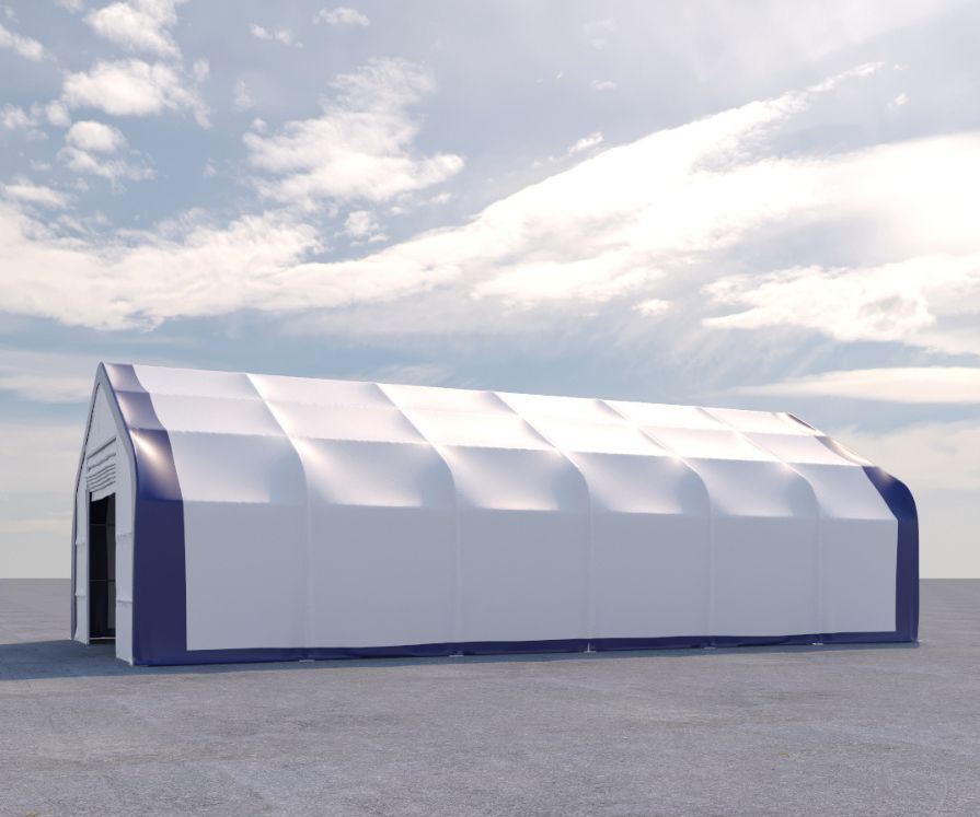 Dual Truss Storage Shelter (30&prime; x 60&prime; x 20&prime;) - Container Services Pty Ltd