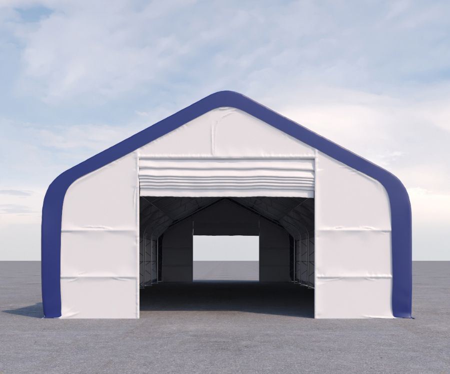 Dual Truss Storage Shelter (30&prime; x 80&prime; x 20&prime;) - Container Services Pty Ltd