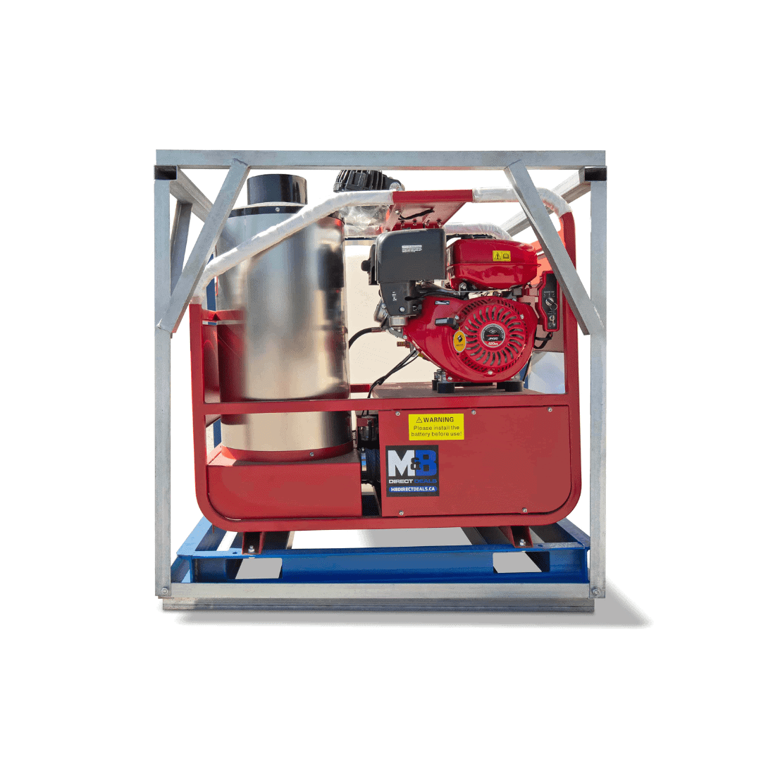 M&B | 4000 PSI Self Contained Hot Water Pressure Washer - Container Services Pty Ltd