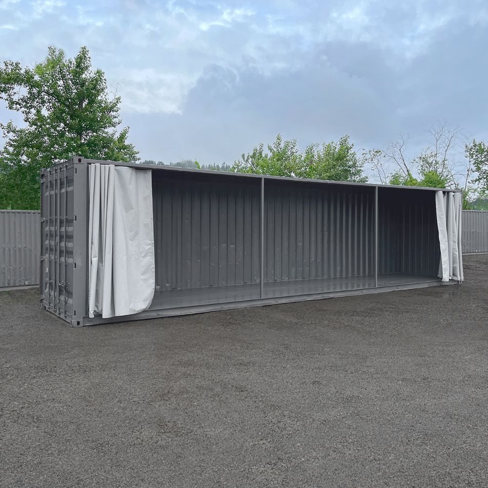 40&rsquo;HC Open-Face w/Tarp System - Container Services Pty Ltd