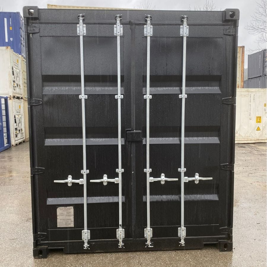 20&rsquo;HC New (1-Trip) Shipping Container &ndash; Painted Black - Container Services Pty Ltd