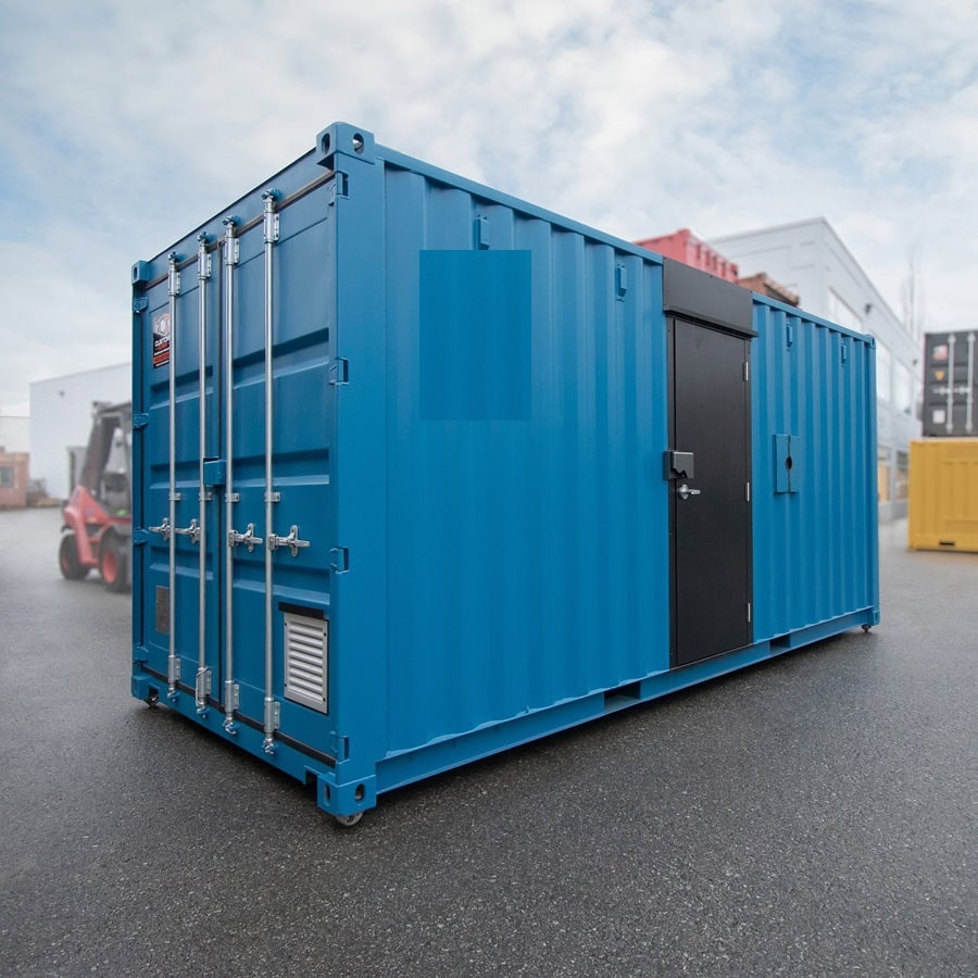 Shipyard Machinery Enclosure - Container Services Pty Ltd