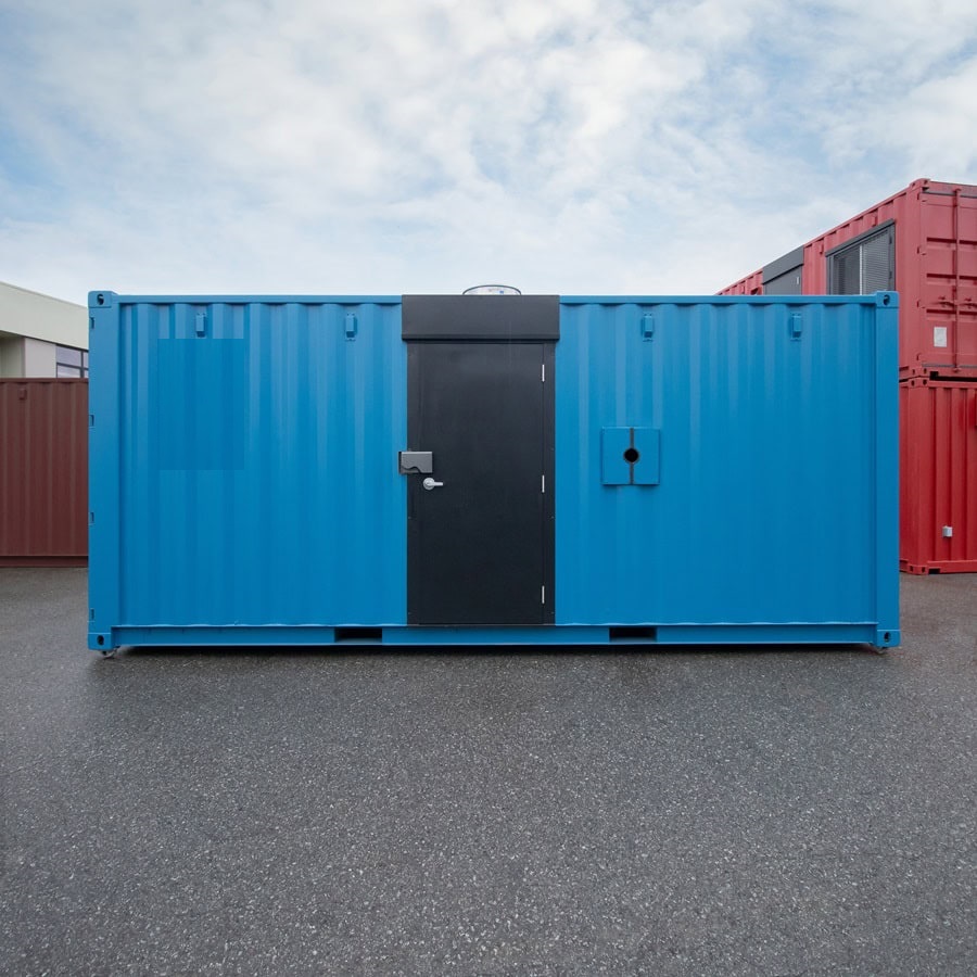 Shipyard Machinery Enclosure - Container Services Pty Ltd