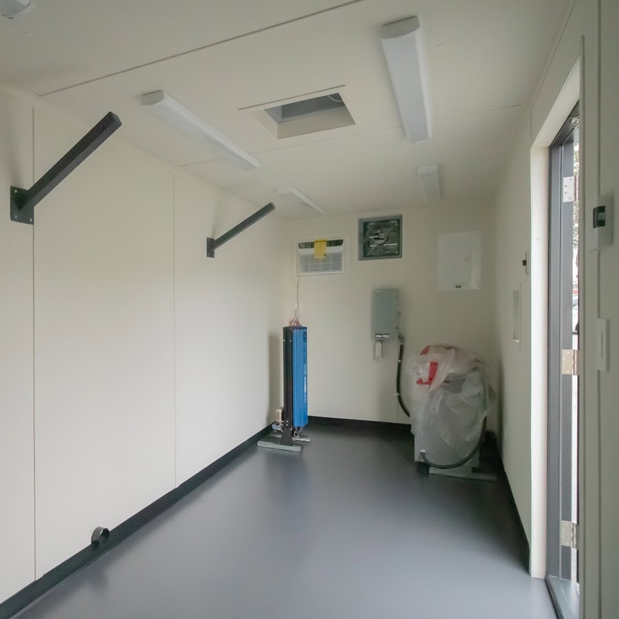 Shipyard Machinery Enclosure - Container Services Pty Ltd