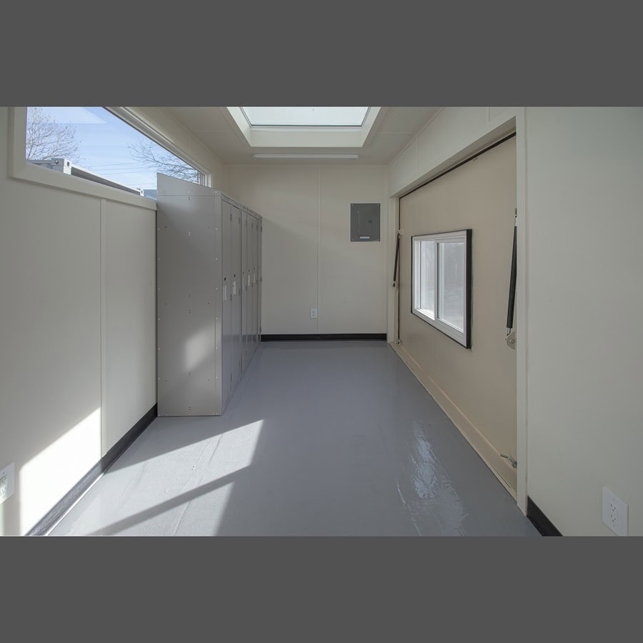 40&rsquo; Art Studio w/Flip up Doors - Container Services Pty Ltd