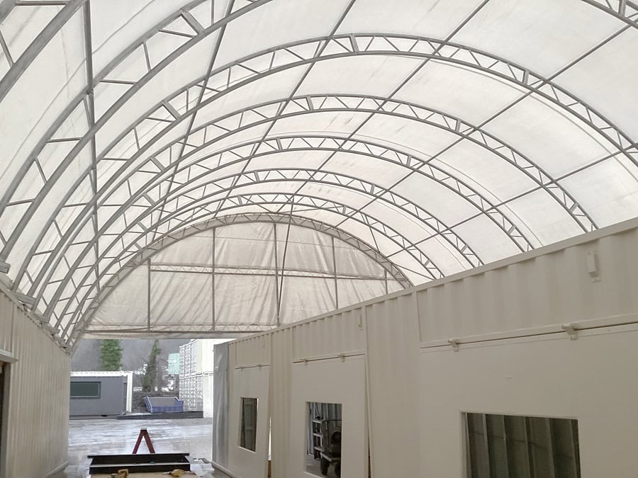 40&rsquo; x 60&rsquo; Container Shelter - Container Services Pty Ltd