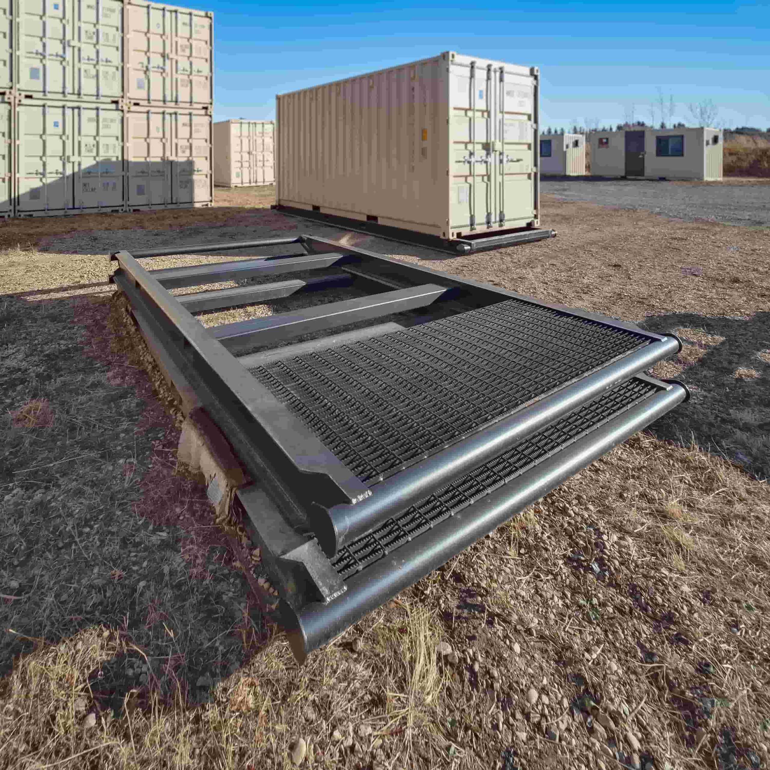 10&rsquo; Grated &ldquo;Weld On&rdquo; Skid - Container Services Pty Ltd