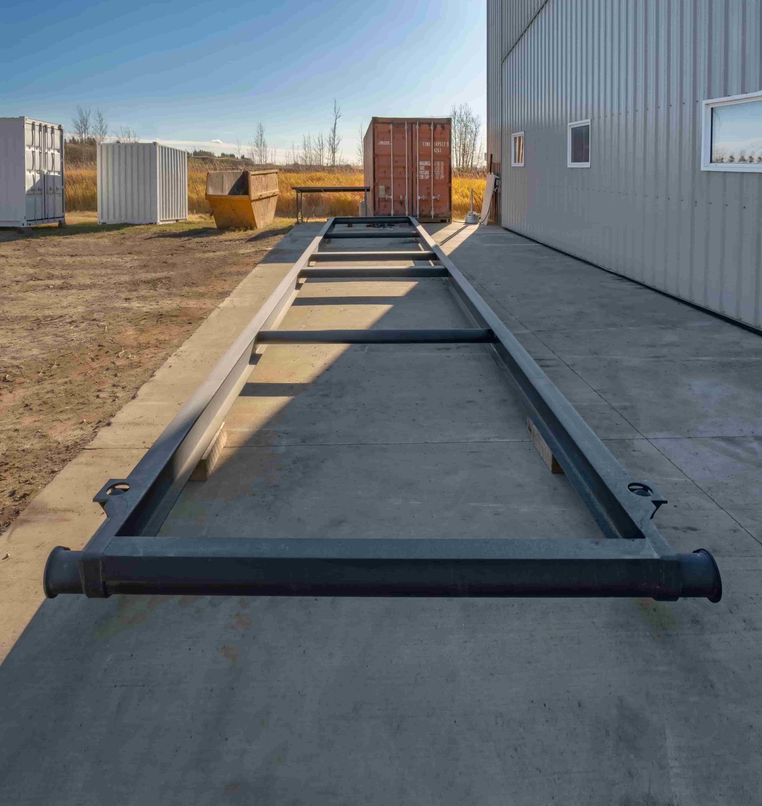 40&rsquo; Container skid w/ twist lock &ldquo;Non Grated&rdquo; - Container Services Pty Ltd