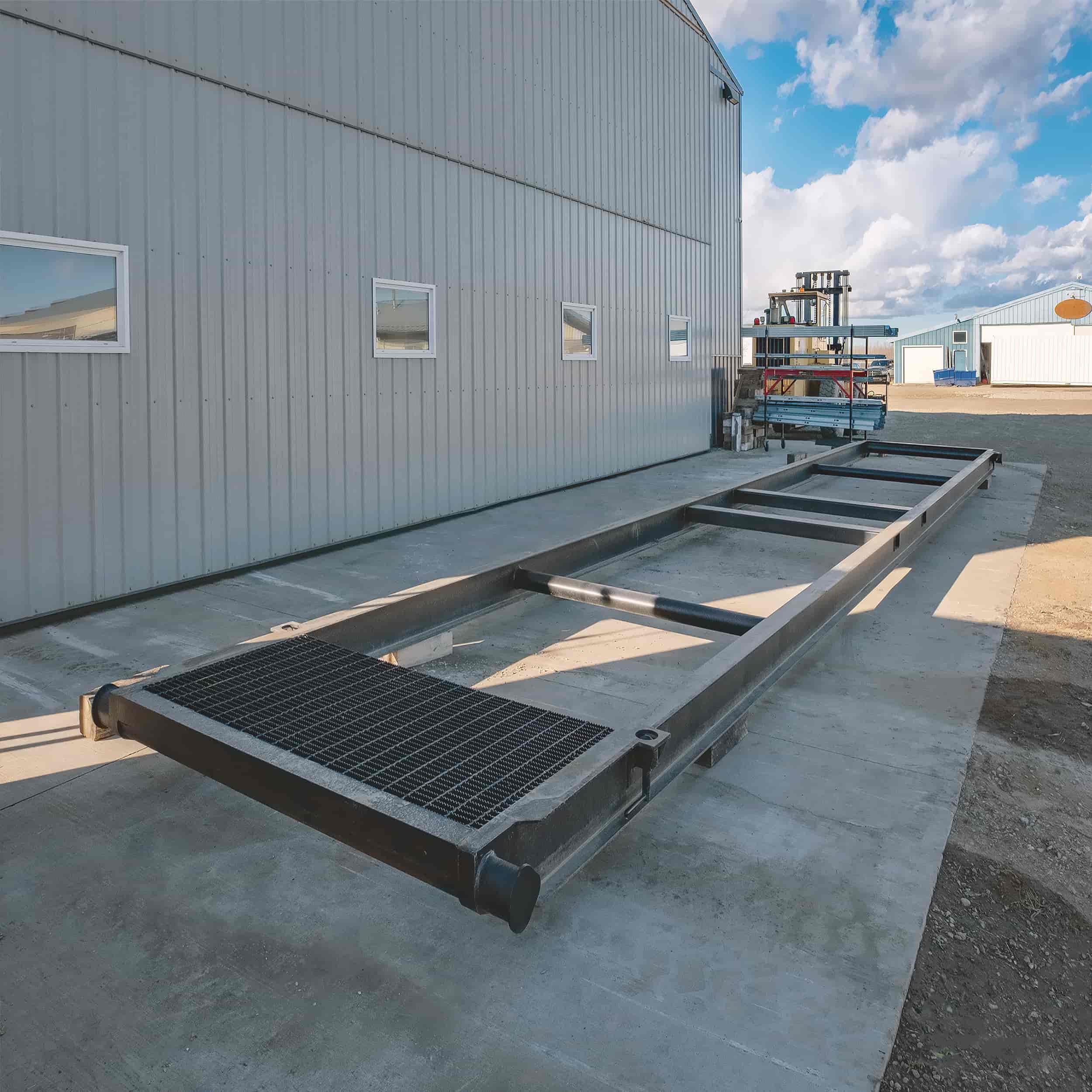 40&rsquo; Container skid w/ twist lock &ldquo;Grated&rdquo; - Container Services Pty Ltd