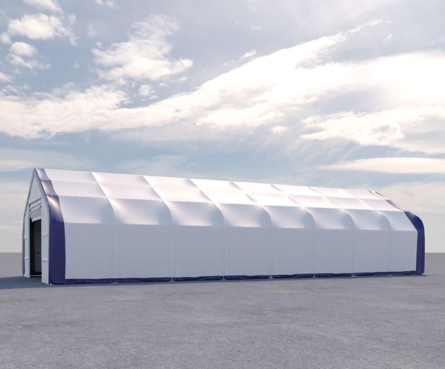 Dual Truss Storage Shelter (30&prime; x 80&prime; x 20&prime;) - Container Services Pty Ltd
