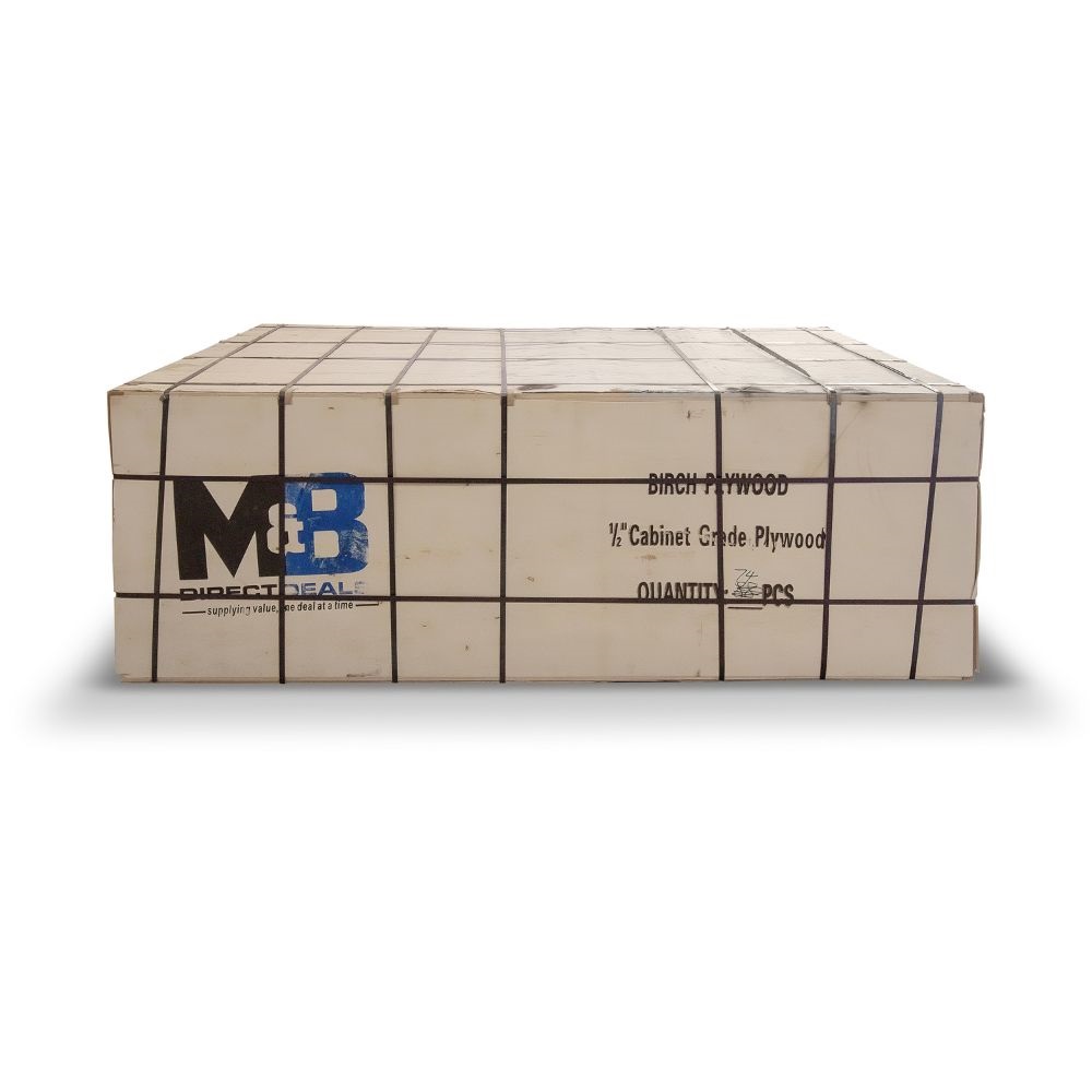 M&B | 1/2&rdquo; Cabinet Grade Birch Plywood - Container Services Pty Ltd
