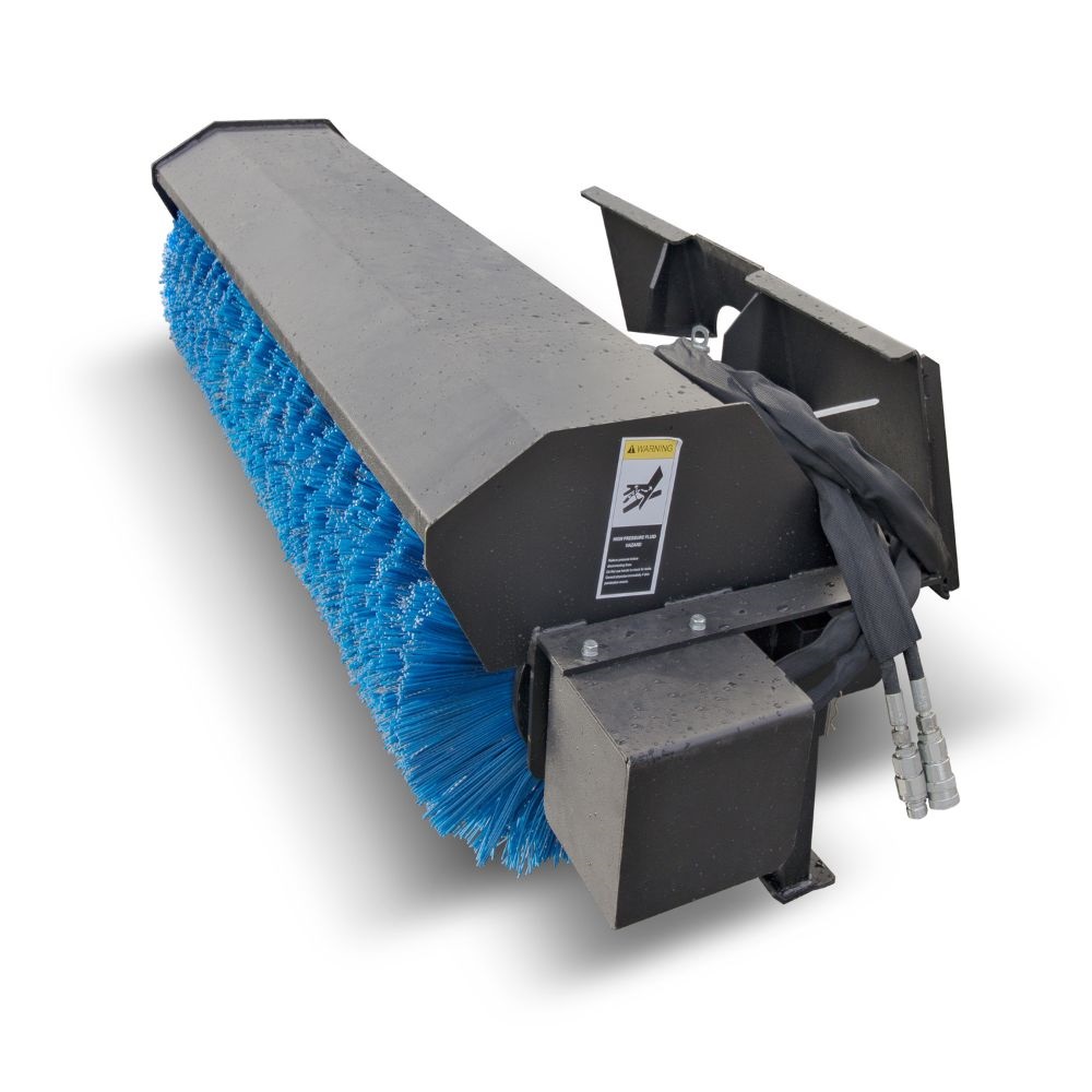 M&B | 72&Prime; Skid Steer Angle Broom - Container Services Pty Ltd