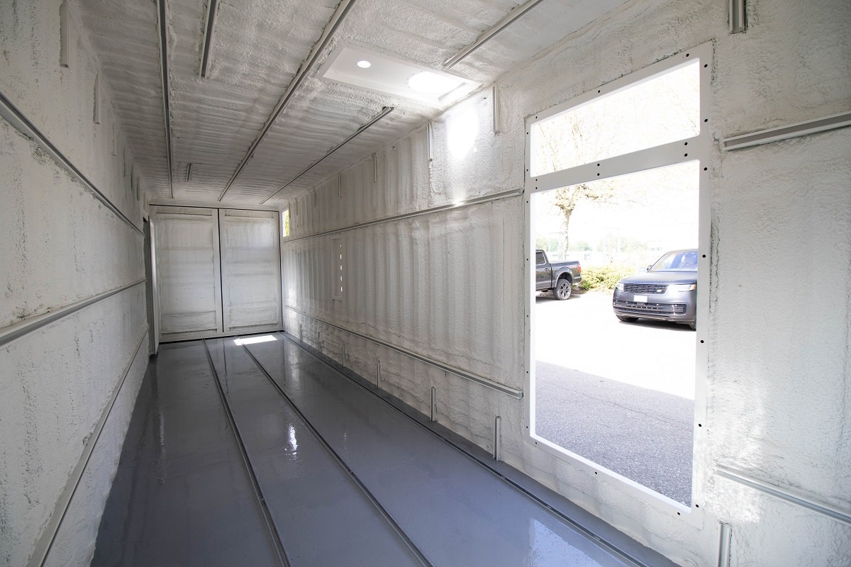 40&rsquo; Custom Mechanical Enclosure - Container Services Pty Ltd