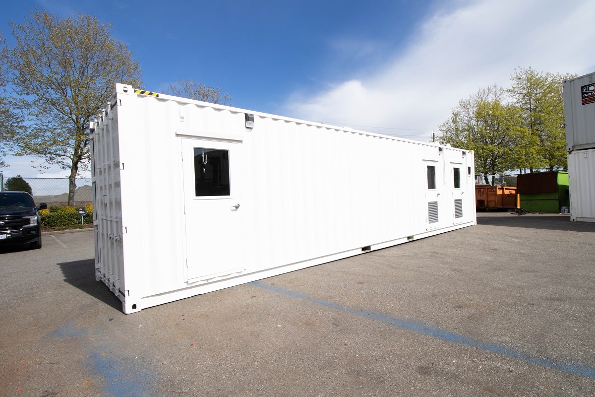 40&rsquo; Custom Mechanical Enclosure - Container Services Pty Ltd