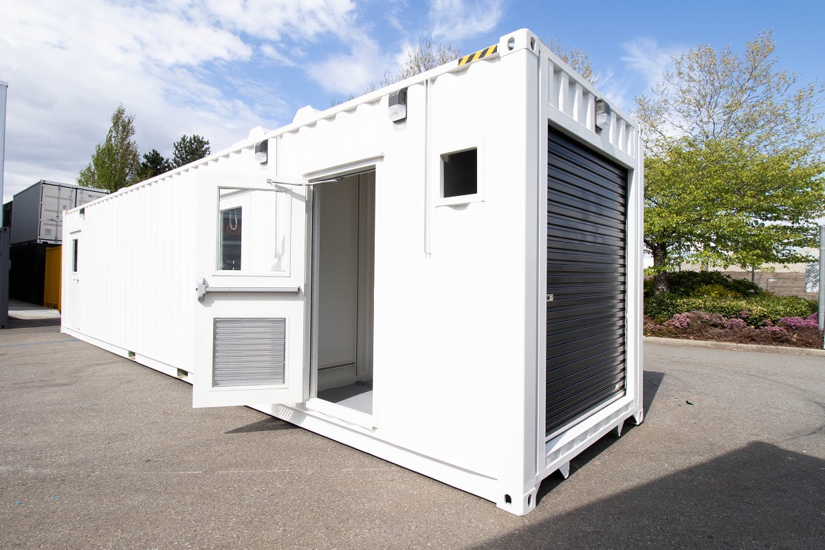 40&rsquo; Custom Mechanical Enclosure - Container Services Pty Ltd