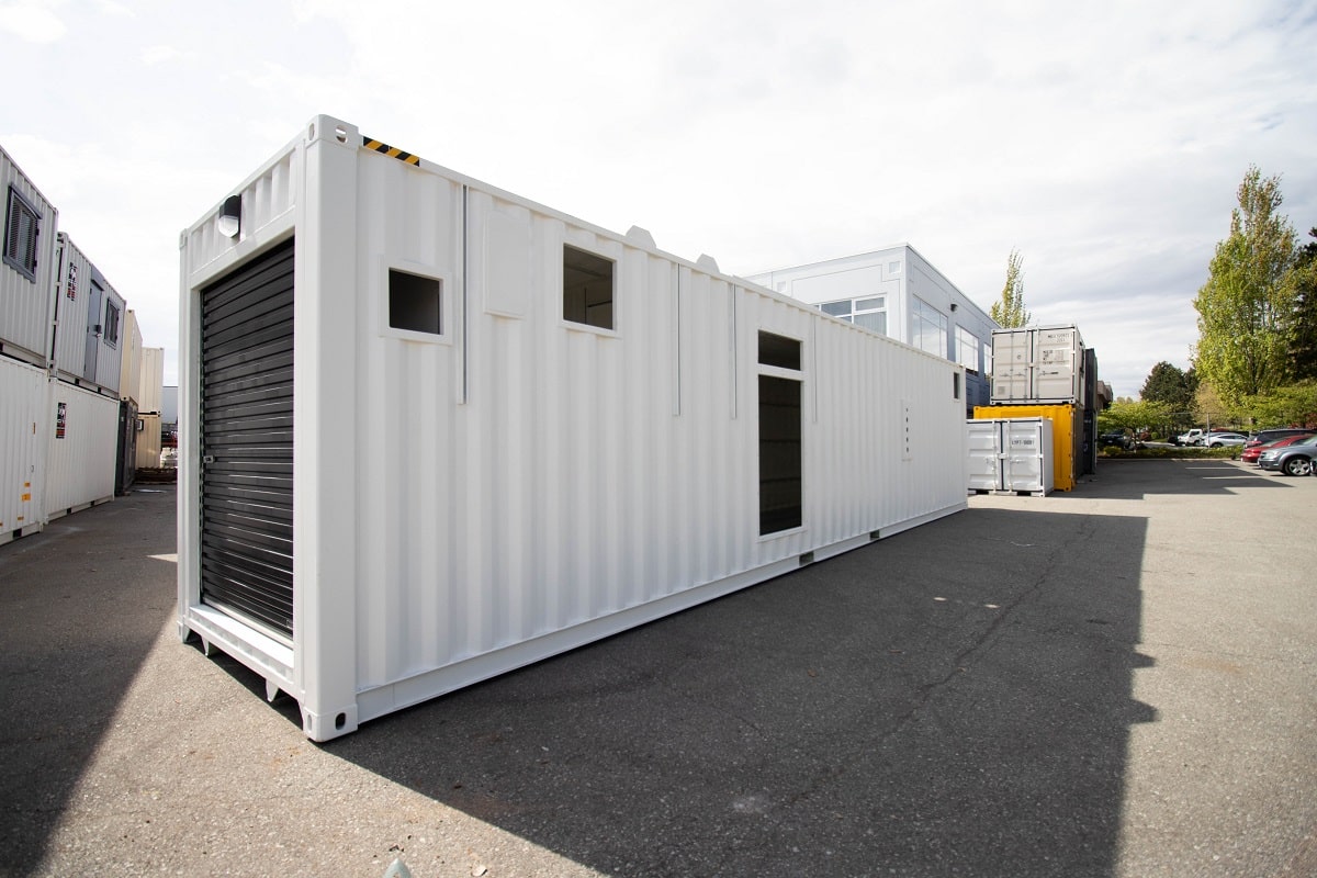 40&rsquo; Custom Mechanical Enclosure - Container Services Pty Ltd