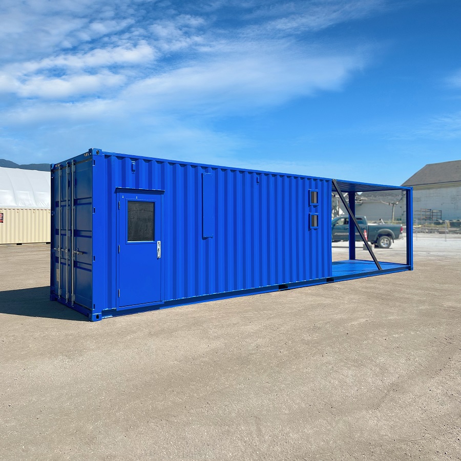 40&rsquo; Custom Equipment Enclosure - Container Services Pty Ltd