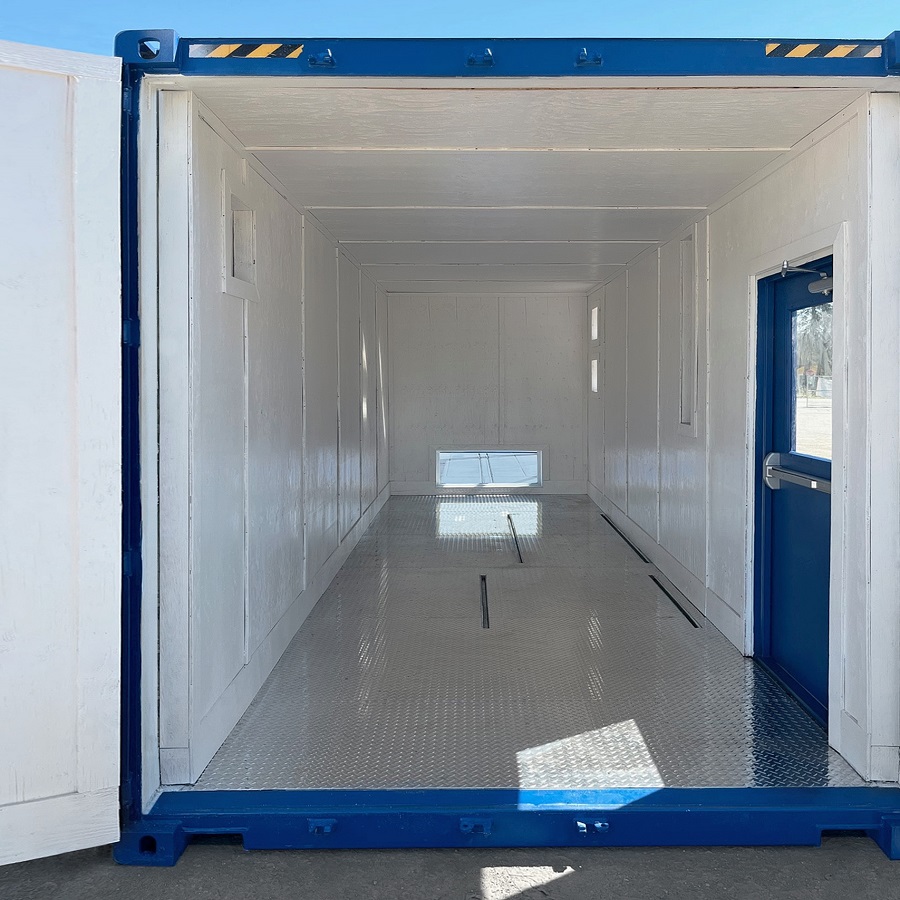 40&rsquo; Custom Equipment Enclosure - Container Services Pty Ltd