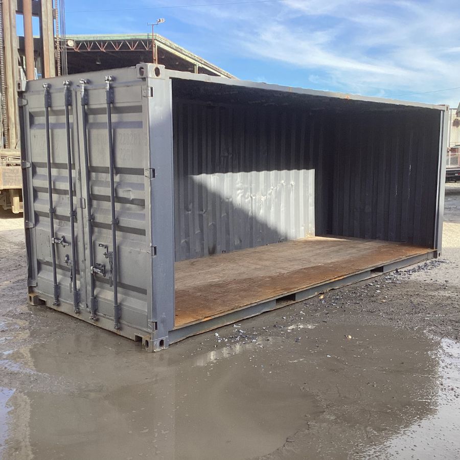 20&prime; Used &ldquo;Open-Face&rdquo; Shipping Container (Special) - Container Services Pty Ltd