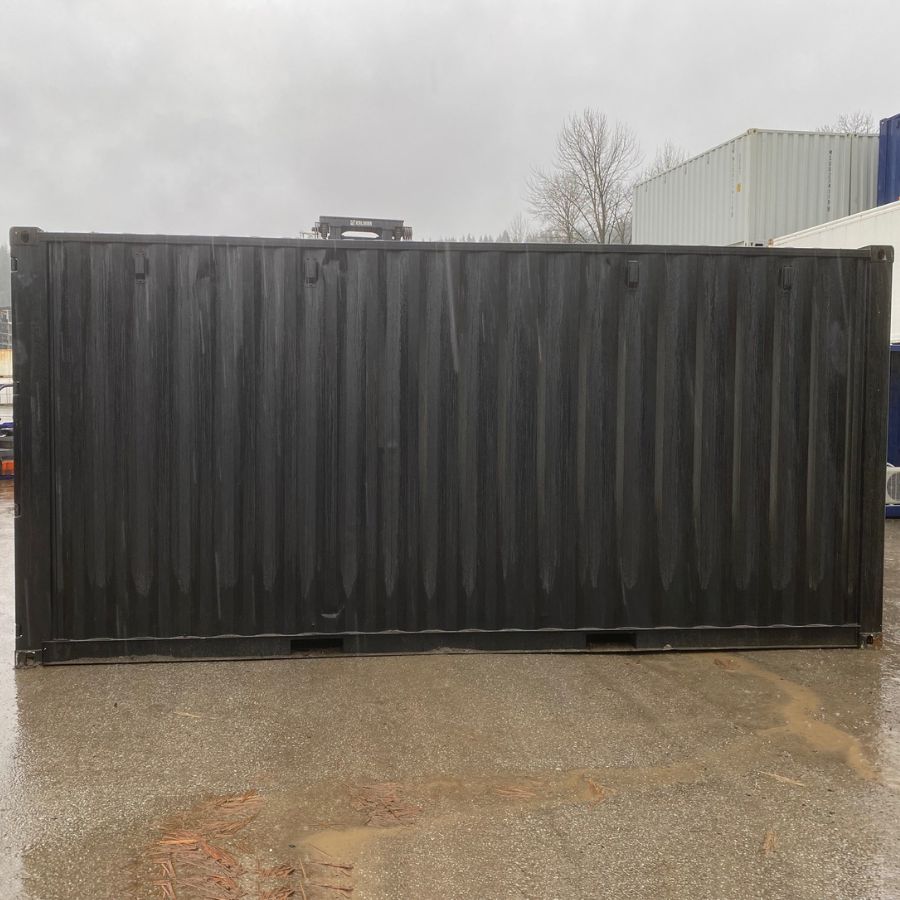20&rsquo;HC New (1-Trip) Shipping Container &ndash; Painted Black - Container Services Pty Ltd