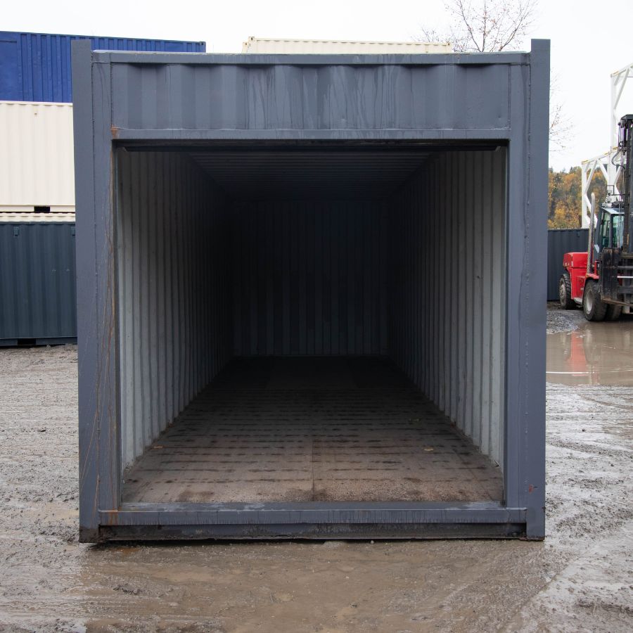 25&prime; Cut-Down Shipping Container w/Roll-Up Door - Container Services Pty Ltd